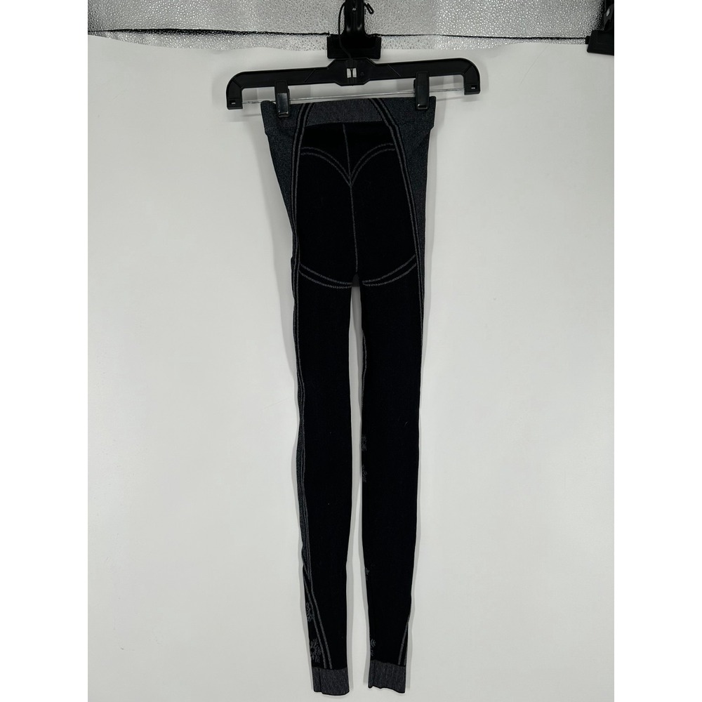 SKIMS First Layers Leggings 2XS/XS Obsidian Winter FairIsle AOP Christmas Black